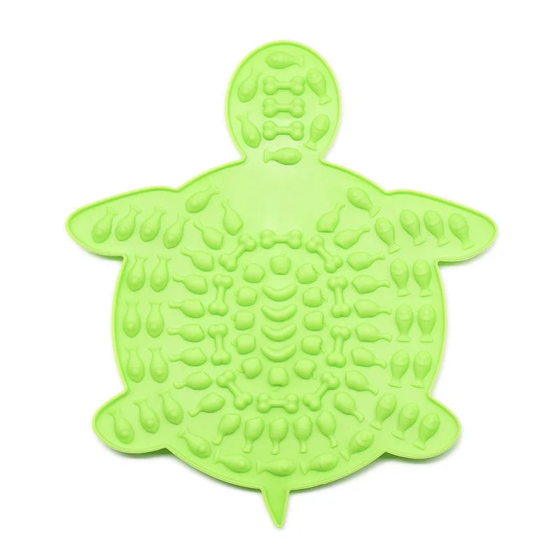 Turtle-Shaped Lick Mat