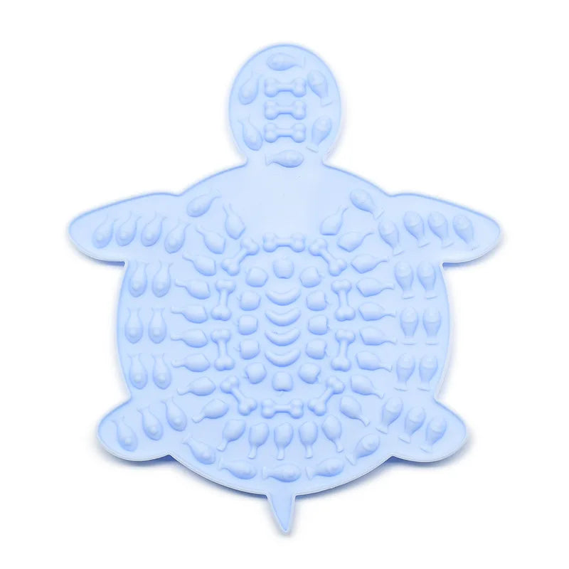 Turtle-Shaped Lick Mat
