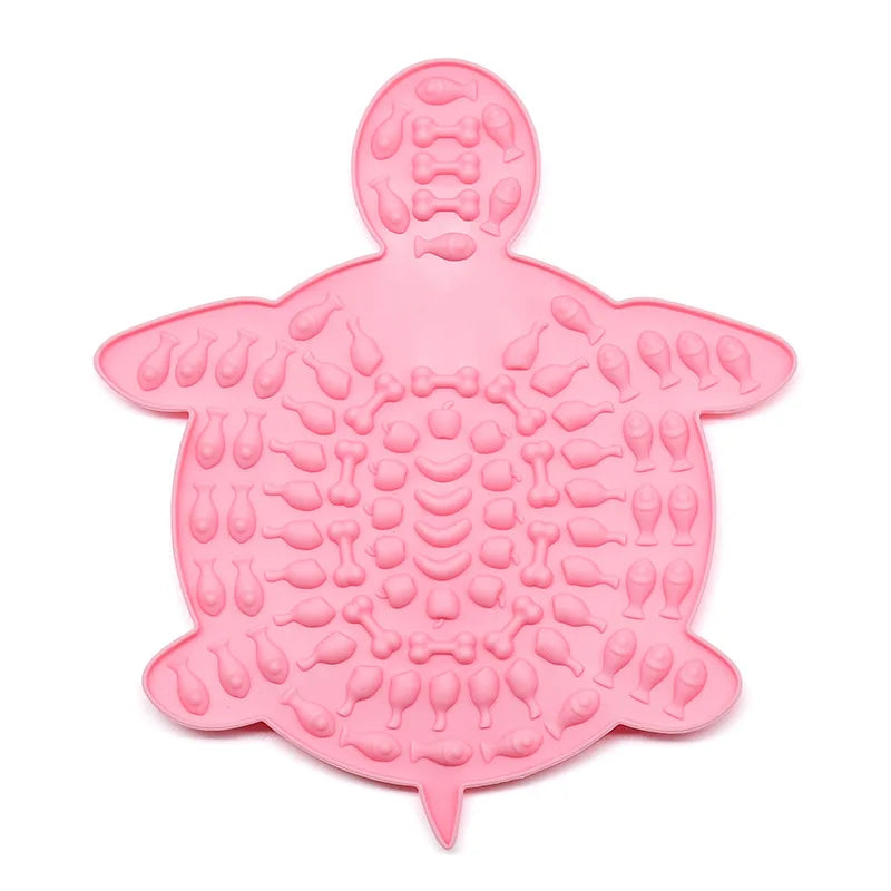 Turtle-Shaped Lick Mat