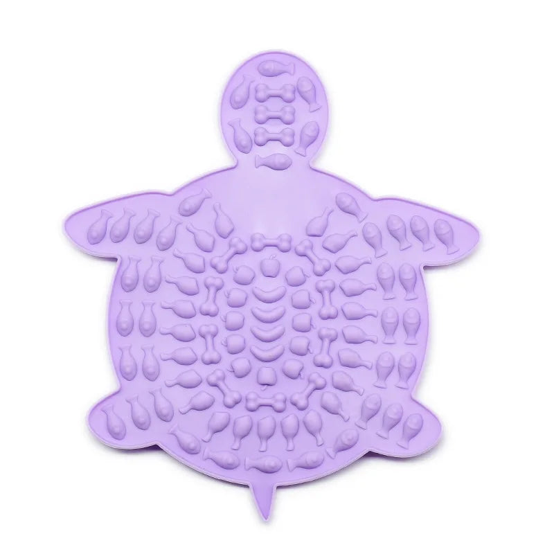 Turtle-Shaped Lick Mat