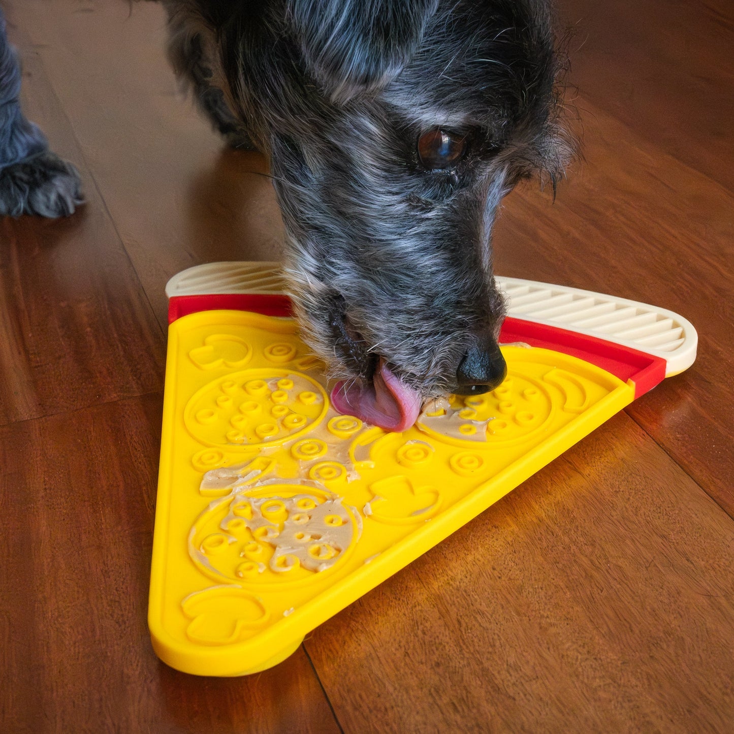 Pizza Shaped Lick Mat