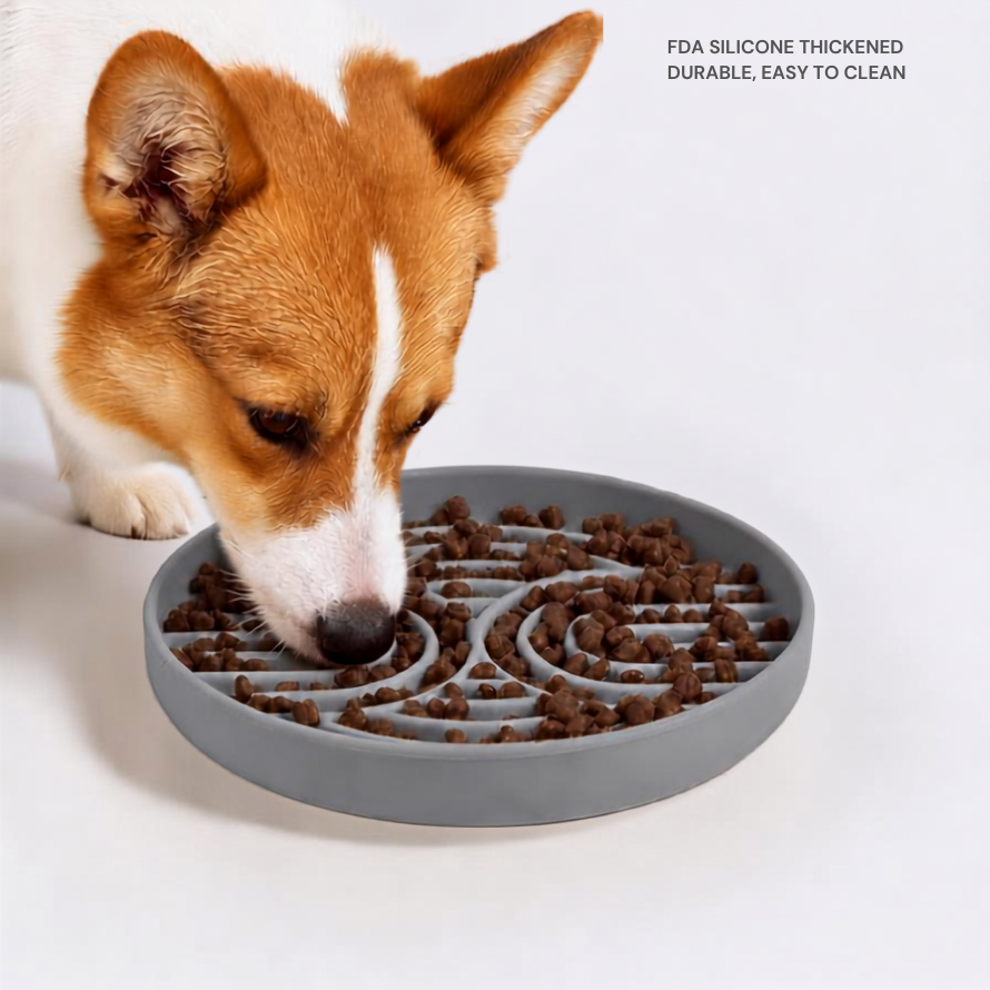 Maze Silicone Slow Feeder Bowl