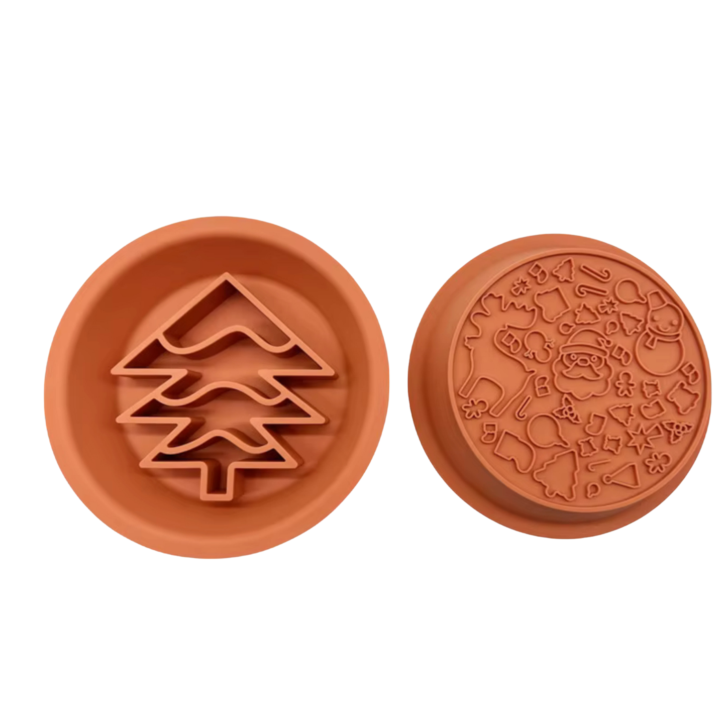 Christmas Tree Slow Feeder And Lick Mat Duo