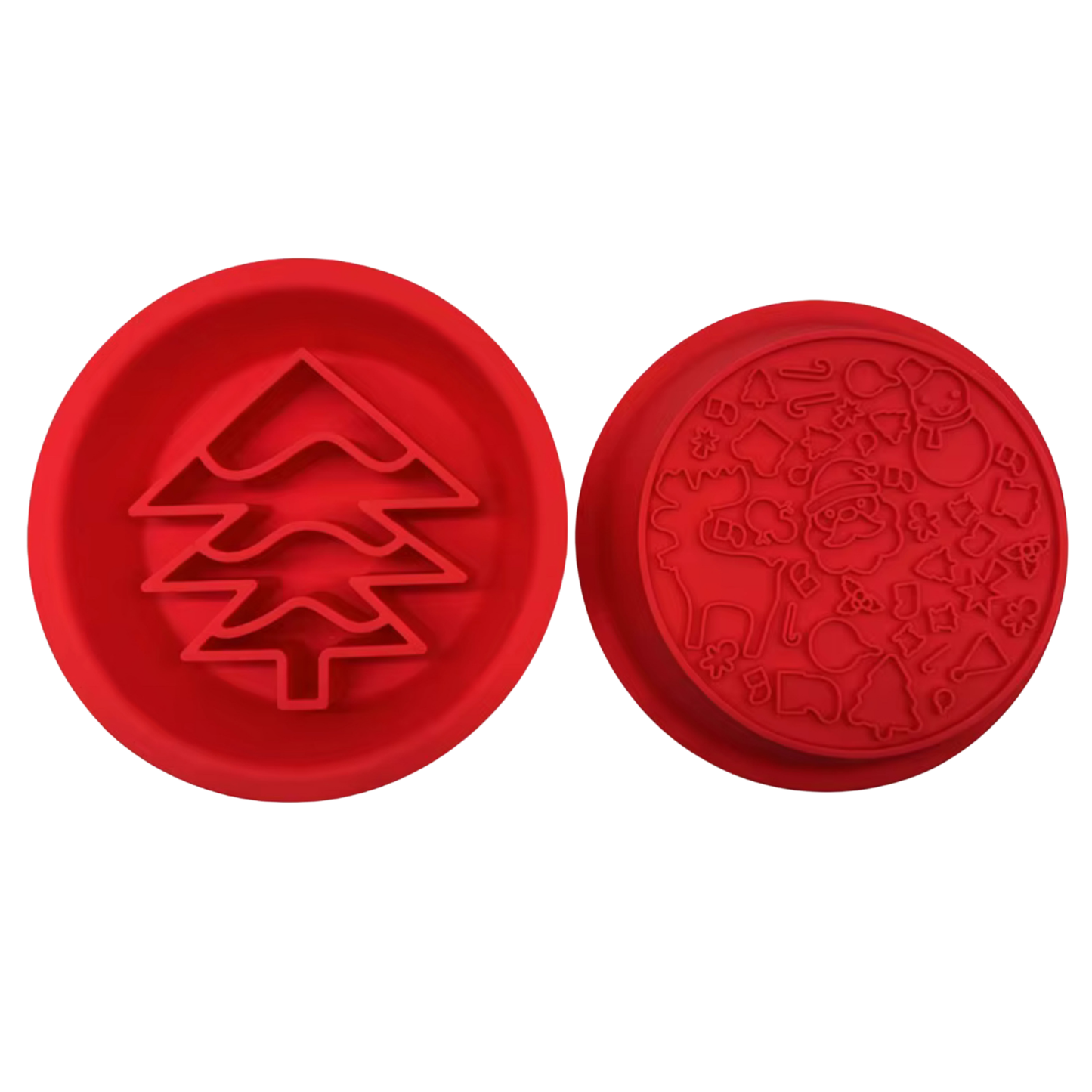 Christmas Tree Slow Feeder And Lick Mat Duo