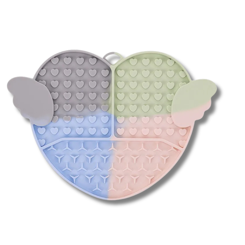 Heart Shaped Silicone Lick Mat