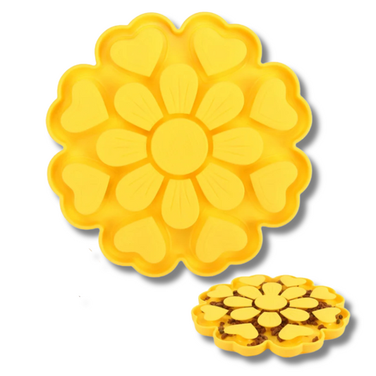 Flower-Shaped Silicone Lick Mat