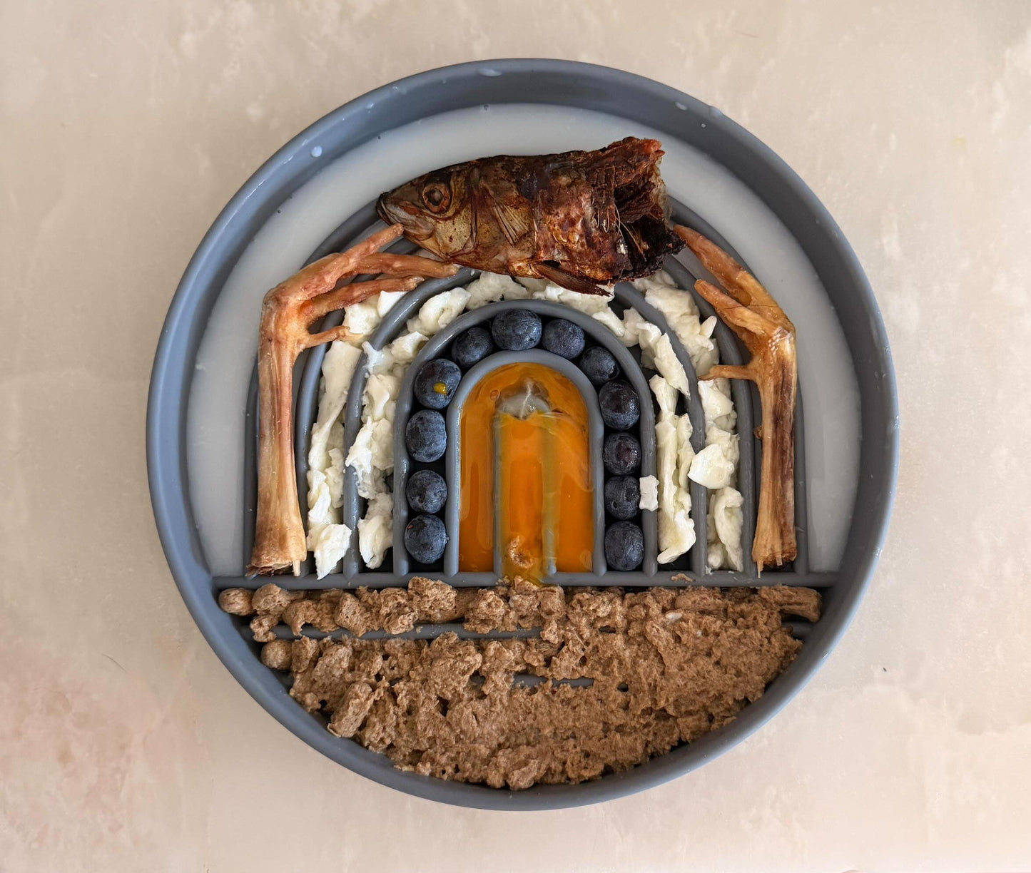 シリコン製早食い防止食器