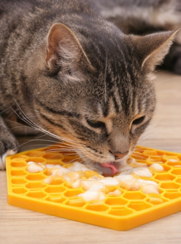 Honeycomb Shaped Lick Mat