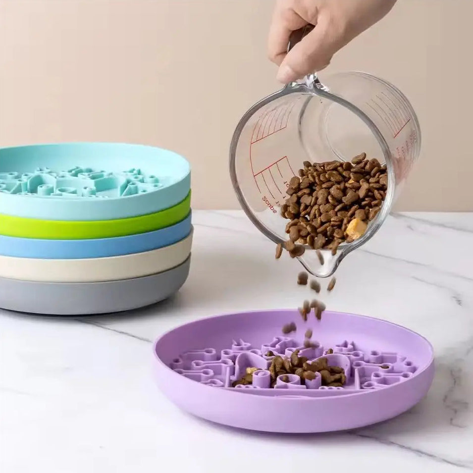 Dog Shaped Silicone Slow Feeder