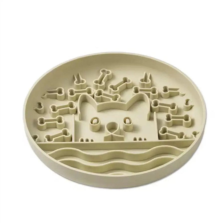 Dog Shaped Silicone Slow Feeder