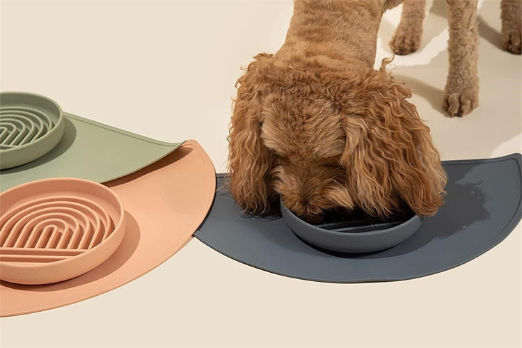 Pet Bowl Silicone Slow Feeder