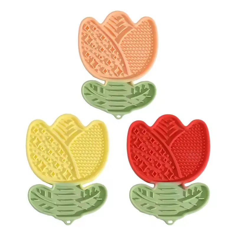 Tulip Shaped Lick Mat