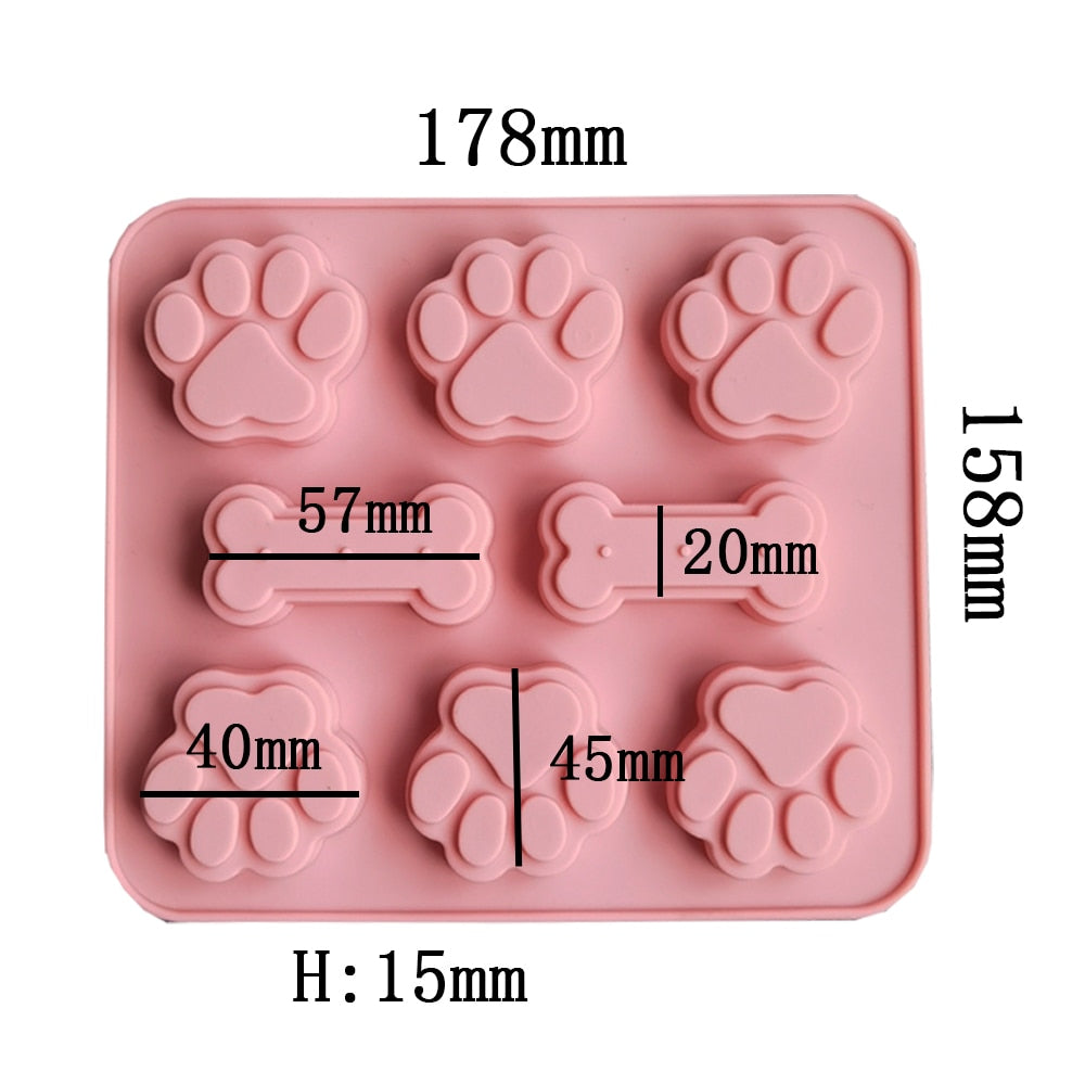 Silicone Mold Paw And Bone