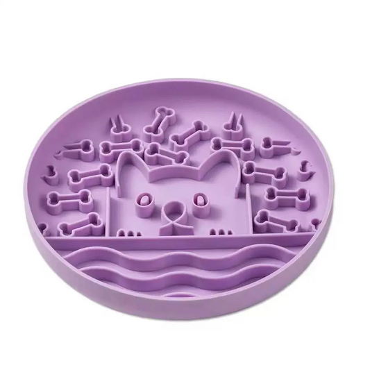 Dog Face Silicone Slow Feeder