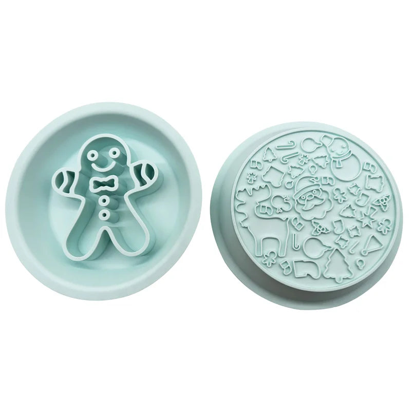 Gingerbread Slow Feeder And Lick Mat Duo