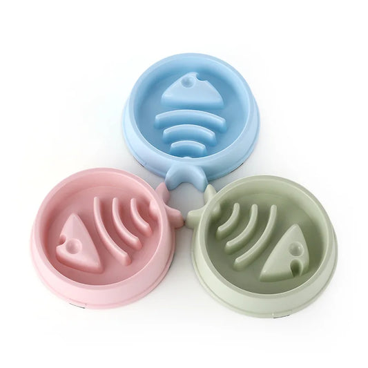 Fish Scale Slow Feeder Bowl