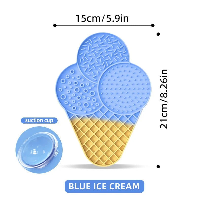 Ice Cream Shaped Lick Mat