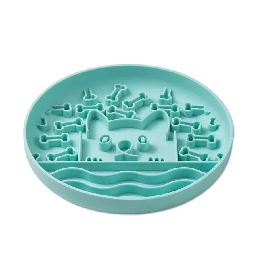 Dog Shaped Silicone Slow Feeder