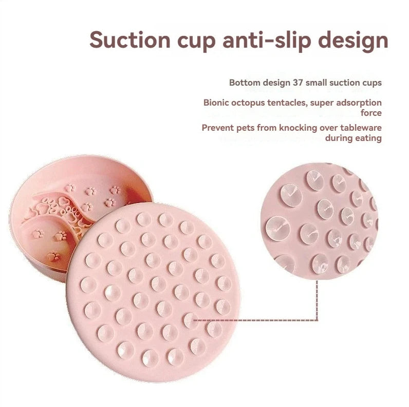 Paw Print Silicone Slow Feeder