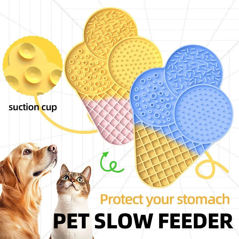 Ice Cream Shaped Lick Mat