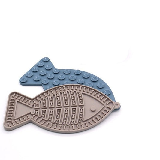 Fish-Shaped Lick Mat