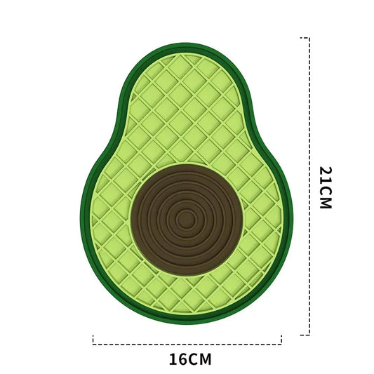 Avocado Shaped Lick Mat