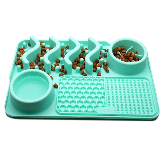 Multi-functional Puzzle Lick Mat