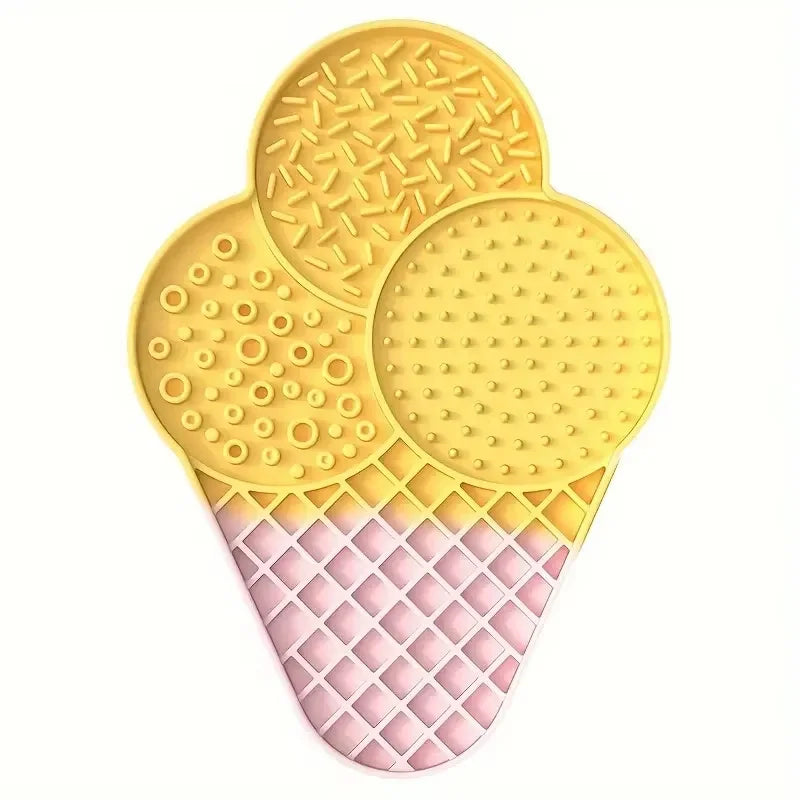 Ice Cream Shaped Lick Mat