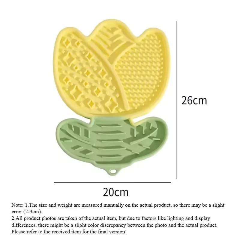 Tulip Shaped Lick Mat