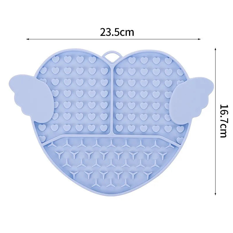 Heart Shaped Silicone Lick Mat