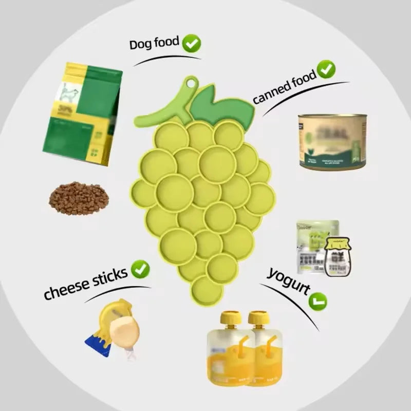 Grape Shaped Lick Mat