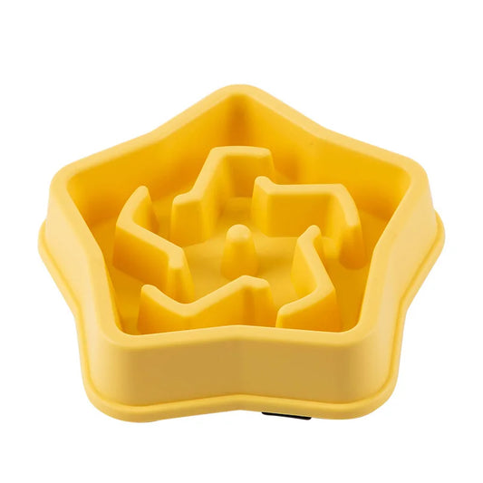 Star Shaped Slow Feeder Bowl
