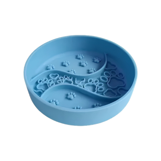 Paw Print Silicone Slow Feeder