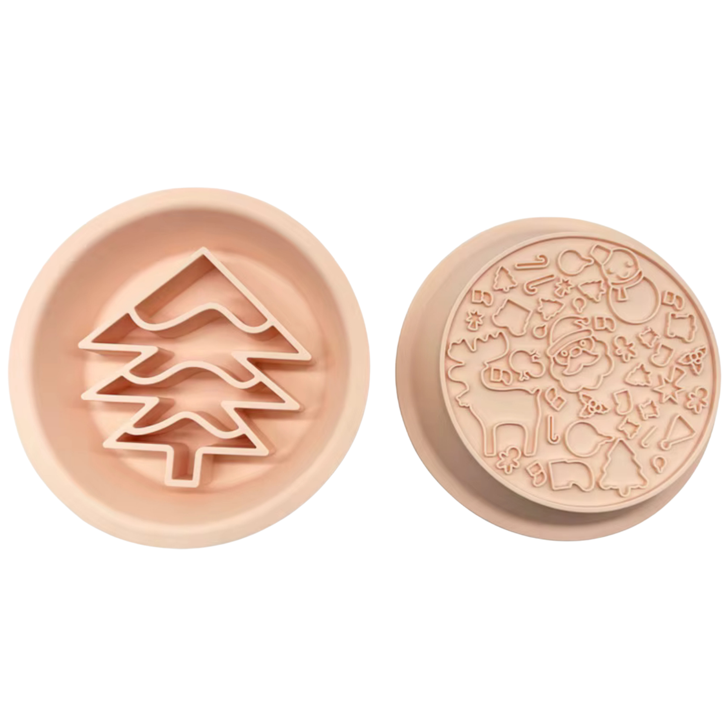 Christmas Tree Slow Feeder And Lick Mat Duo