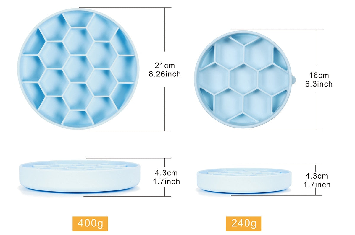 Pet Bowl Silicone Slow Feeder