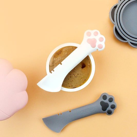 Can Lid Cover And Multi-Functional Spoon